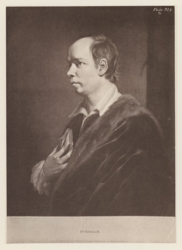 Oliver Goldsmith by English School