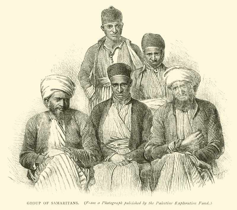 Group of Samaritans by English School