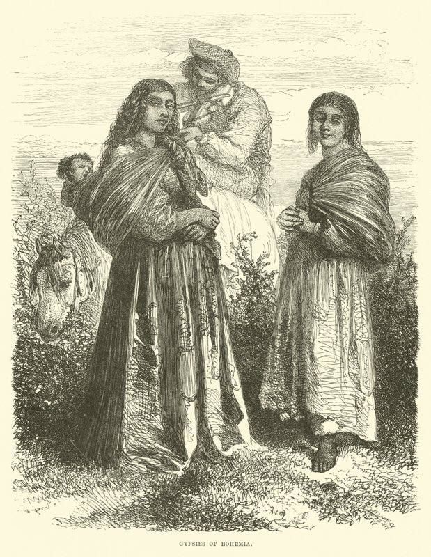 Gypsies of Bohemia by English School