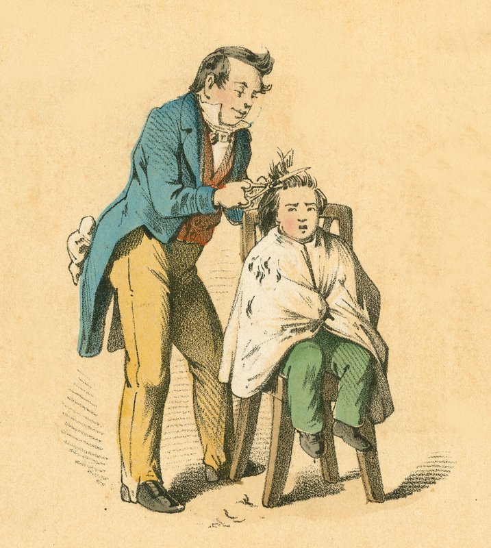 Haircut by English School