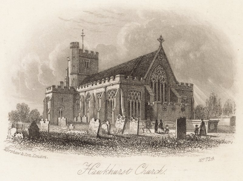 Hawkhurst Church by English School