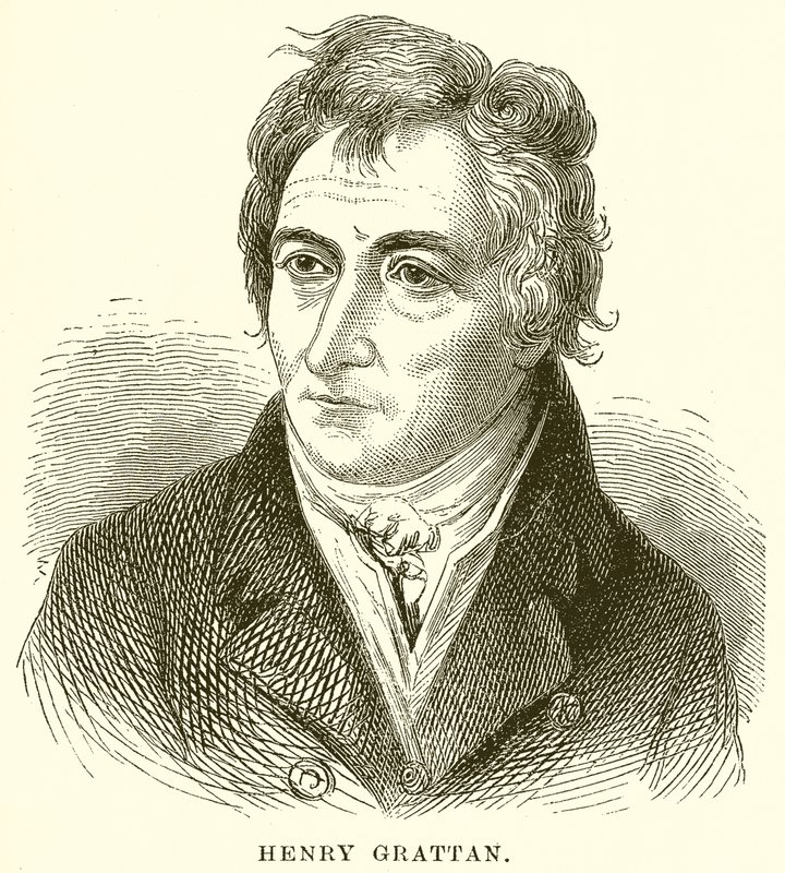 Henry Grattan by English School