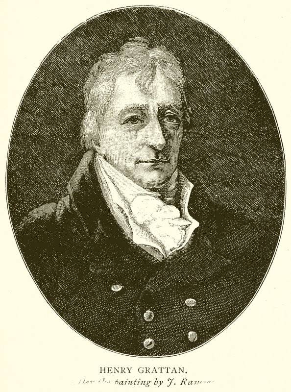 Henry Grattan by English School