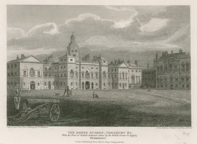Horse Guards by English School
