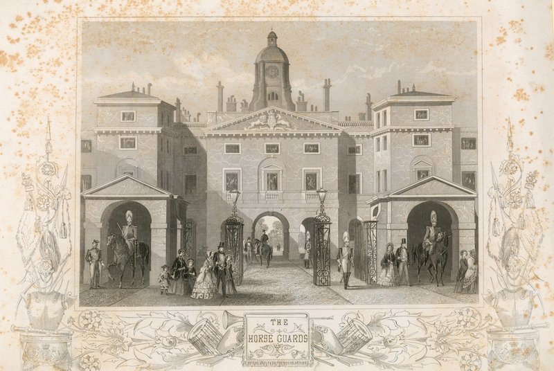 Horse Guards by English School