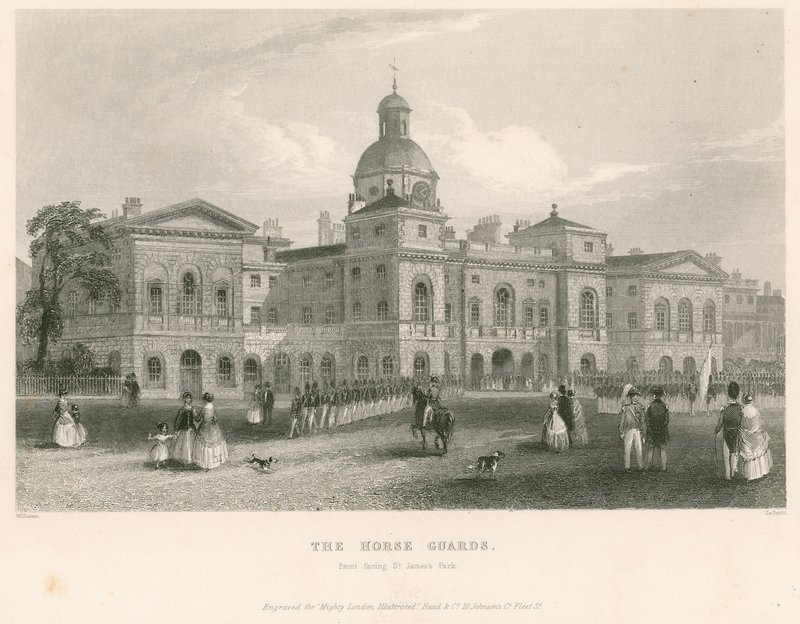 Horse Guards by English School