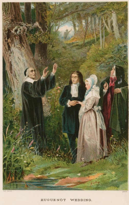 Huguenot Wedding by English School