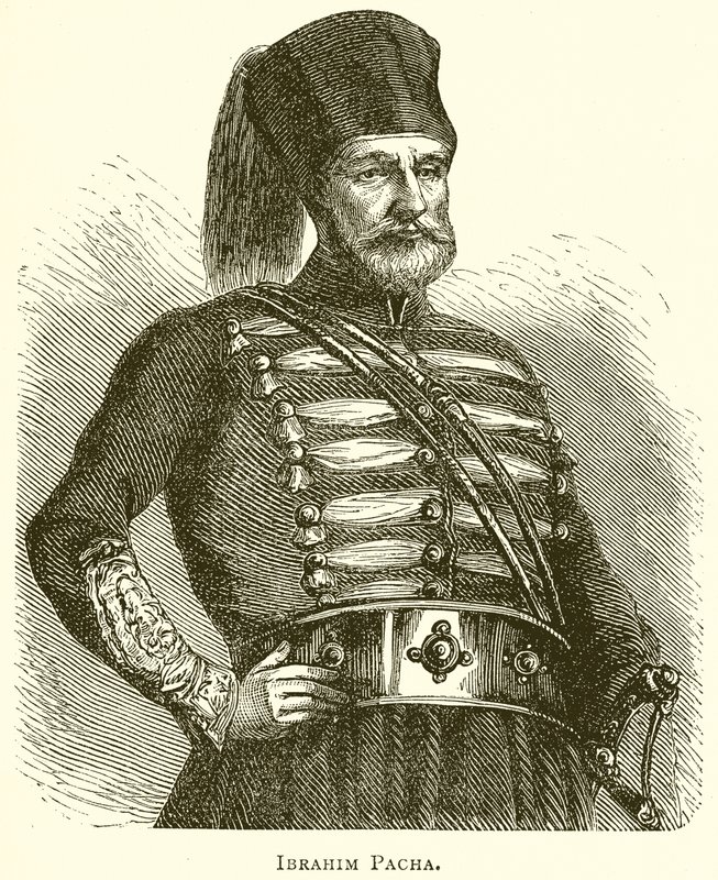 Ibrahim Pacha by English School