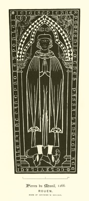 Incised slab by English School