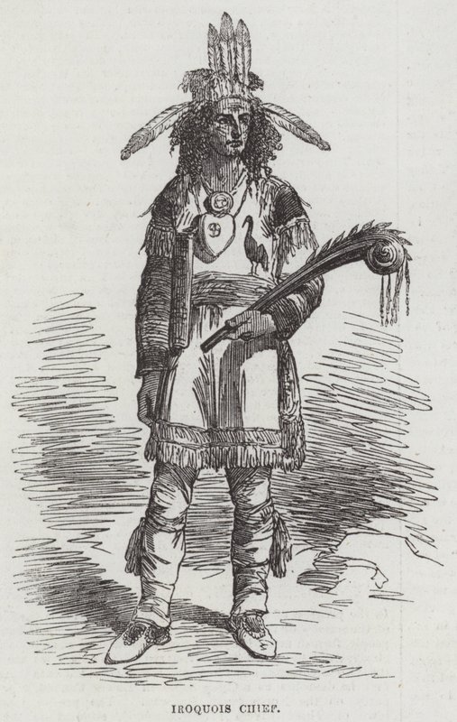 Iroquois Chief by English School