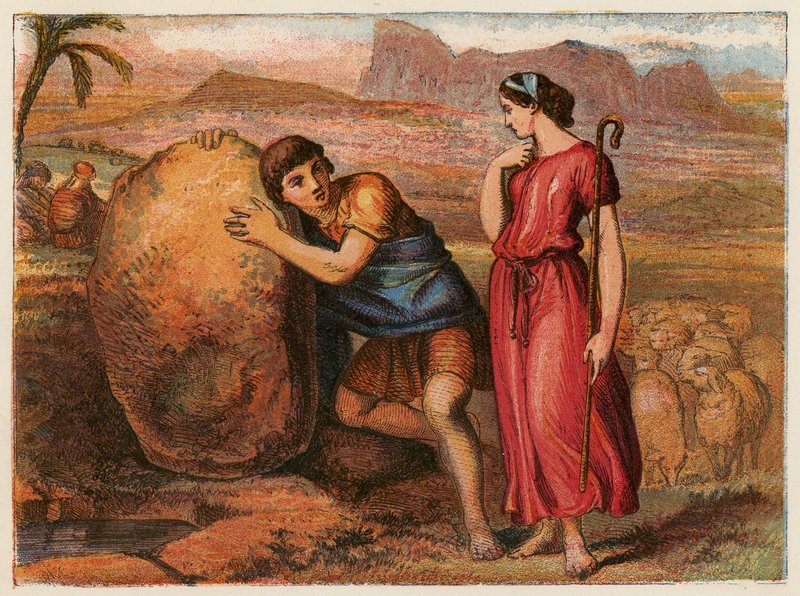 Jacob and Rachel by English School