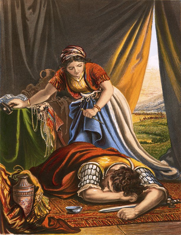 Jael and Sisera by English School