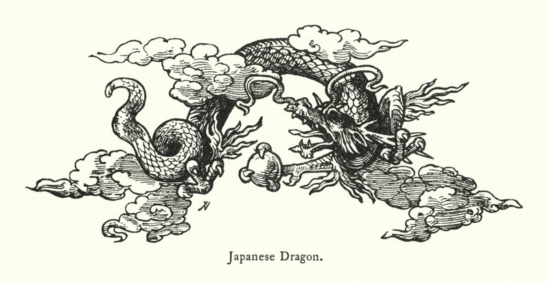 Japanese Dragon by English School