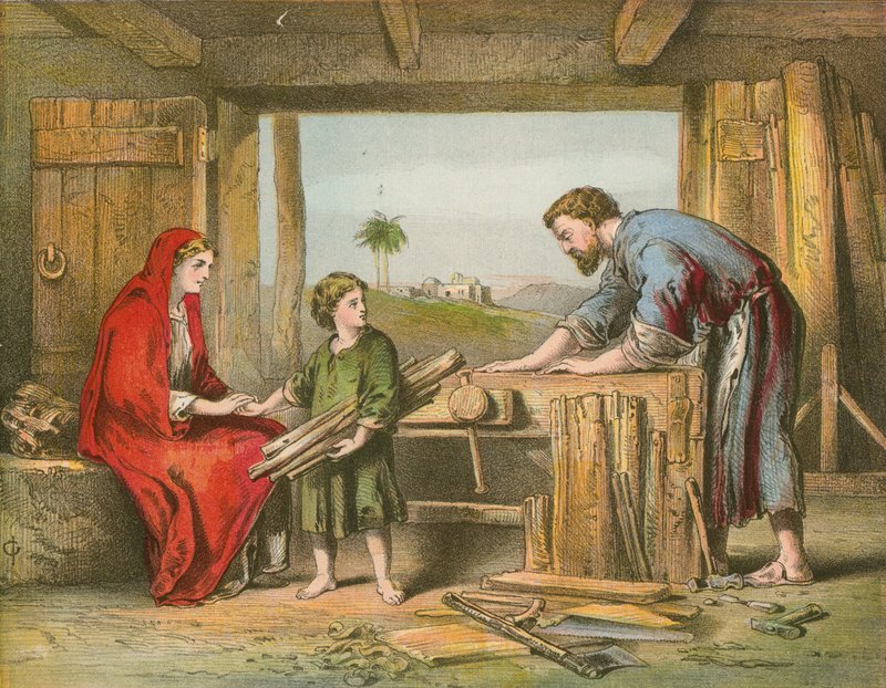 Jesus at Home by English School