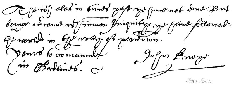John Knox by English School