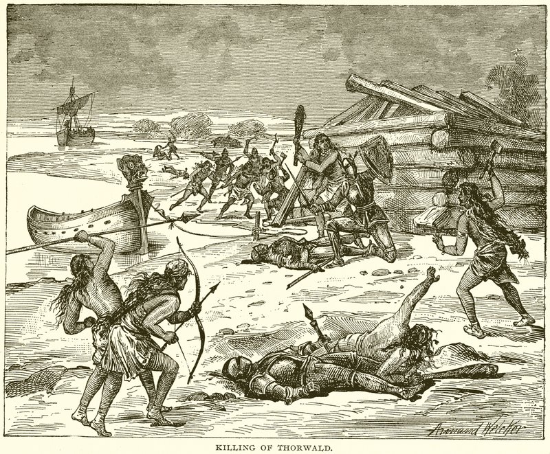 Killing of Thorwald by English School