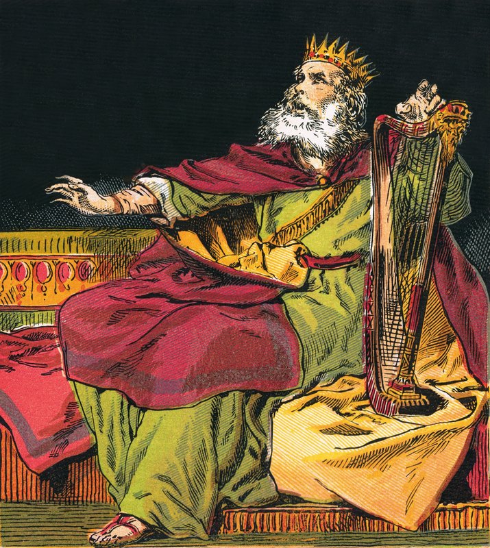 King David by English School