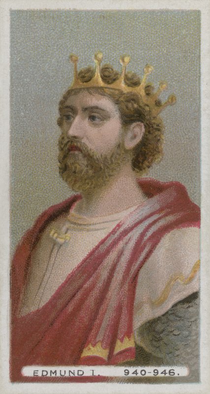 King Edmund I by English School