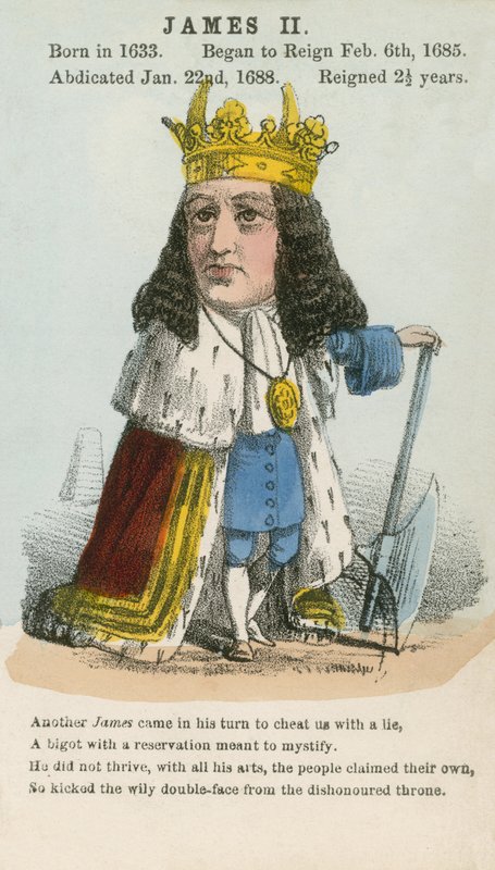 King James II by English School