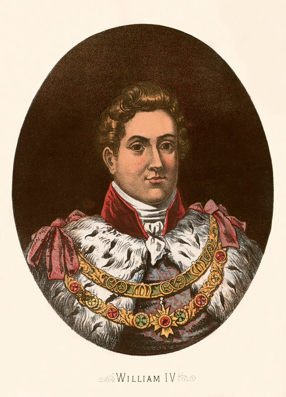 King William IV by English School