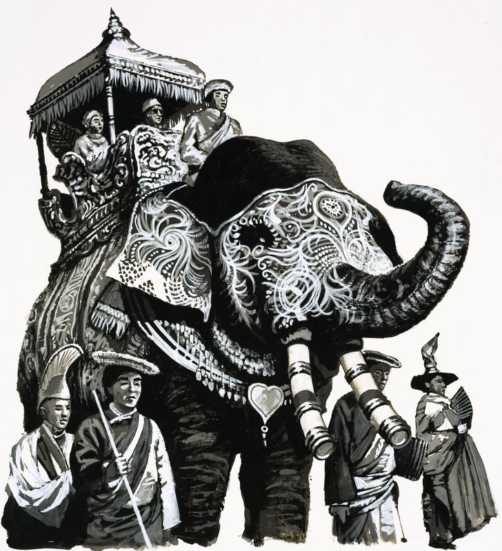 King of Nepal by English School
