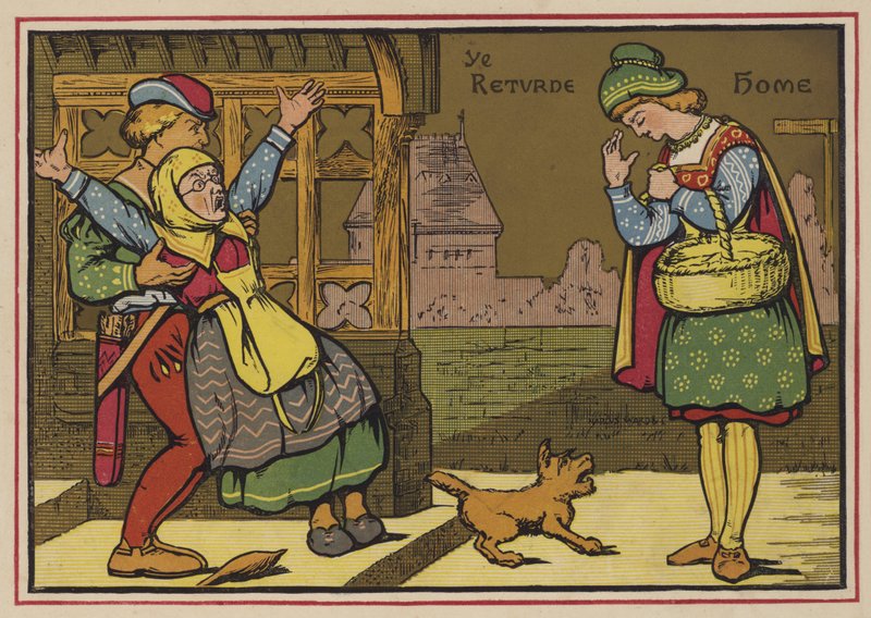 Little Market Woman by English School