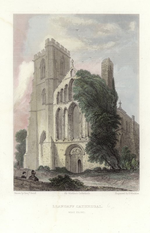 Llandaff Cathedral by English School