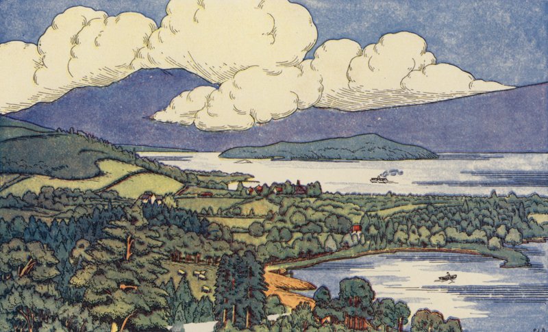 Loch Lomond by English School