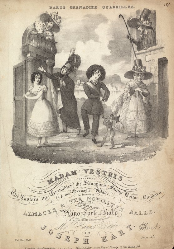 Madam Vestris by English School