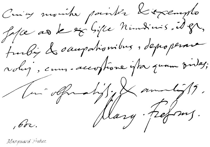 Marquard Freher by English School