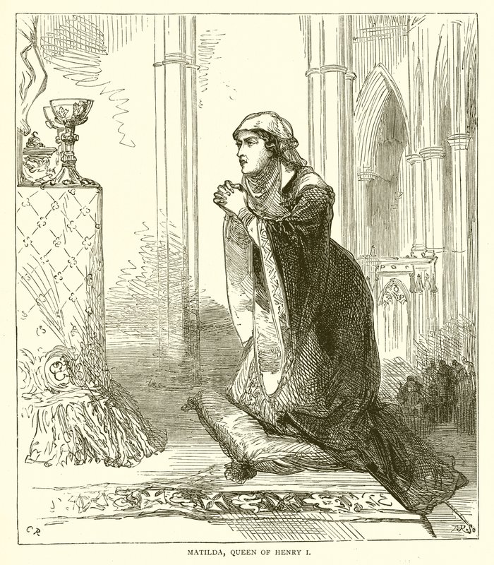 Matilda, Queen of Henry I by English School