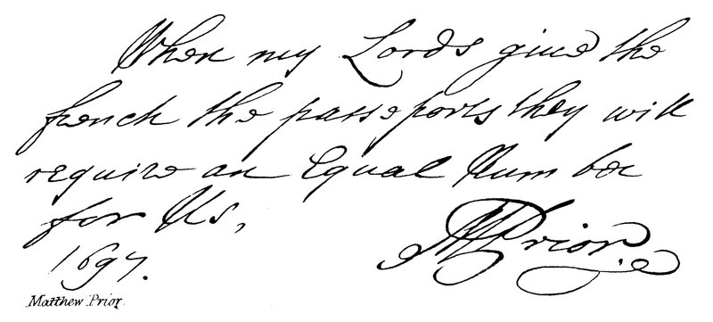 Matthew Prior by English School