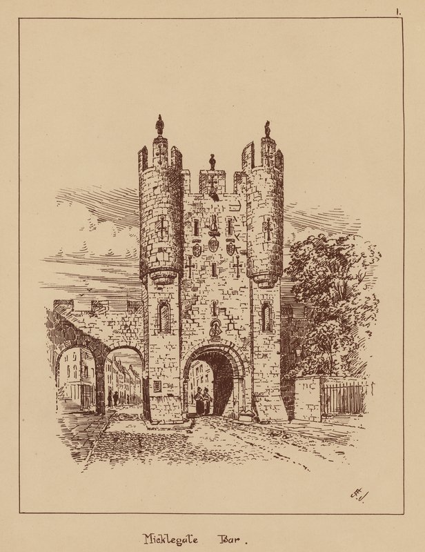 Micklegate Bar by English School