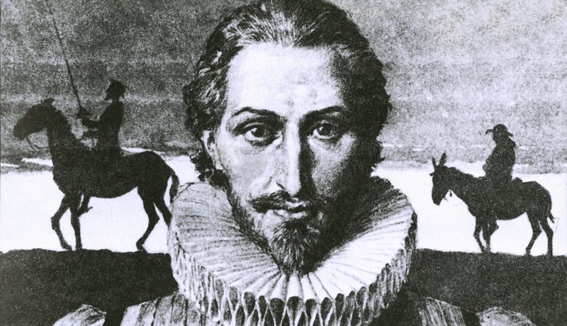 Miguel Cervantes by English School