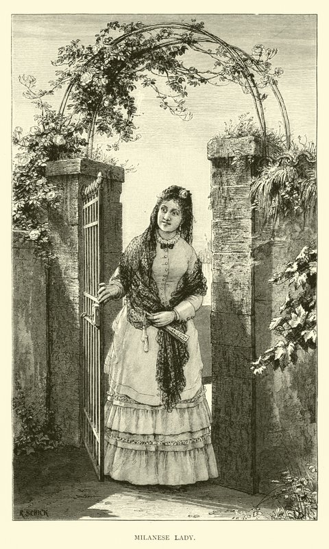 Milanese Lady by English School