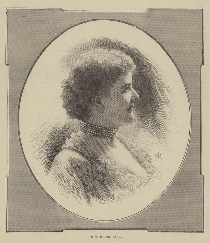 Miss Helen Barry by English School
