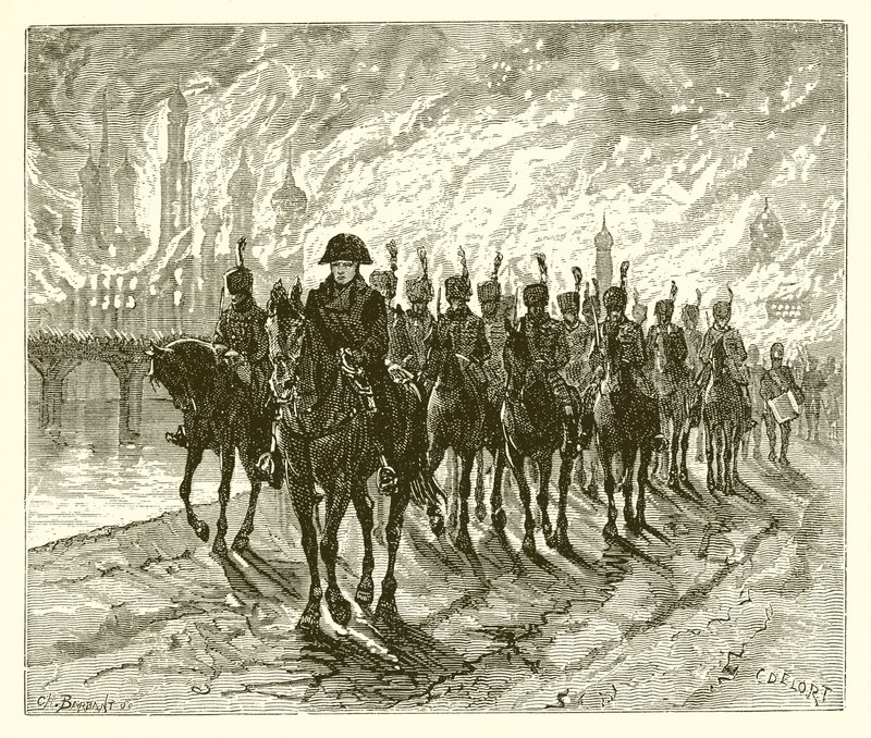Moscow in Flames by English School