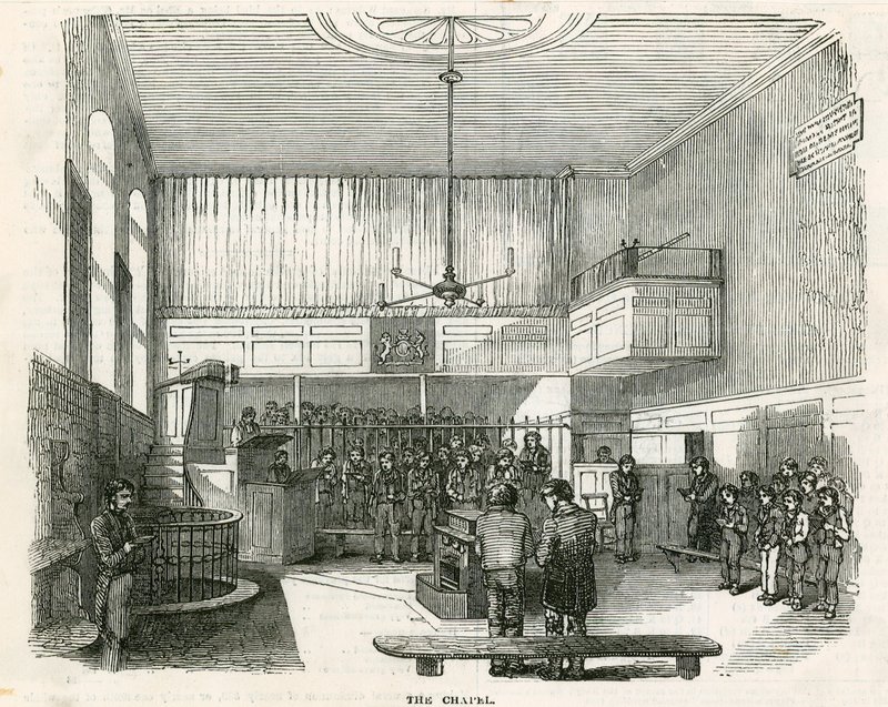 Newgate Chapel by English School