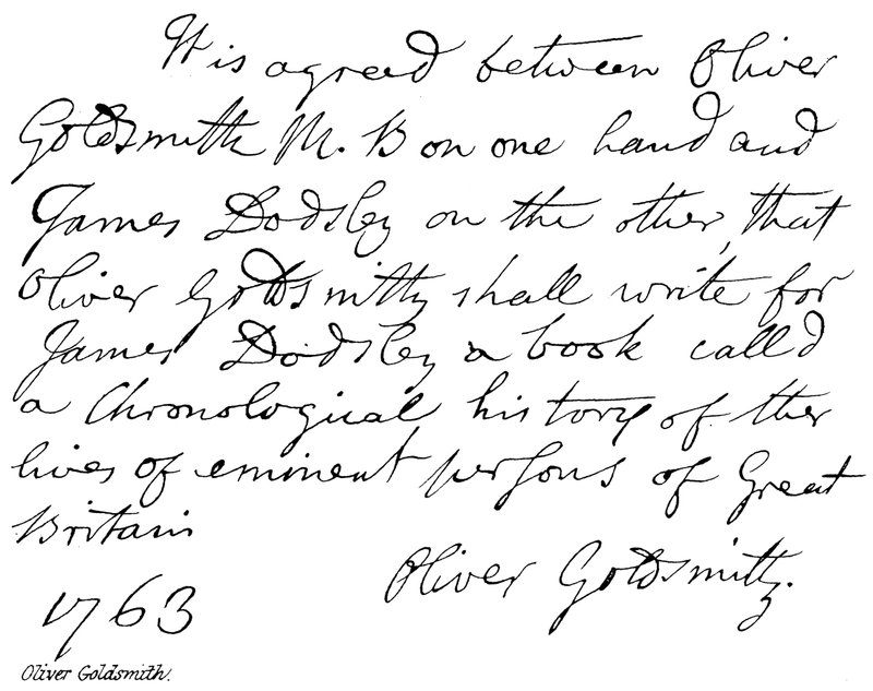 Oliver Goldsmith by English School