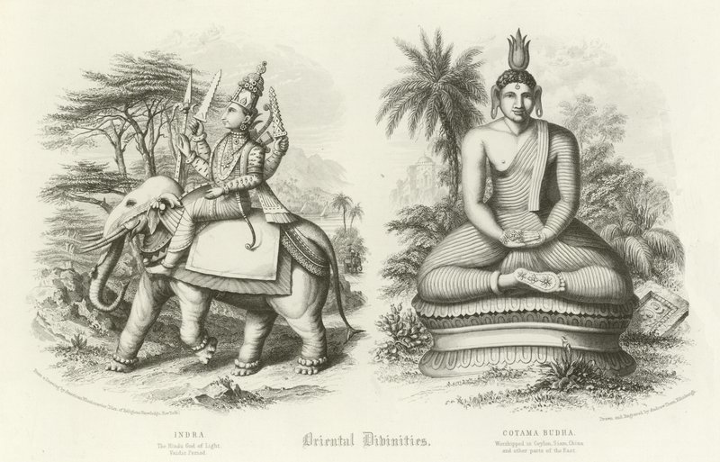 Oriental Divinities by English School