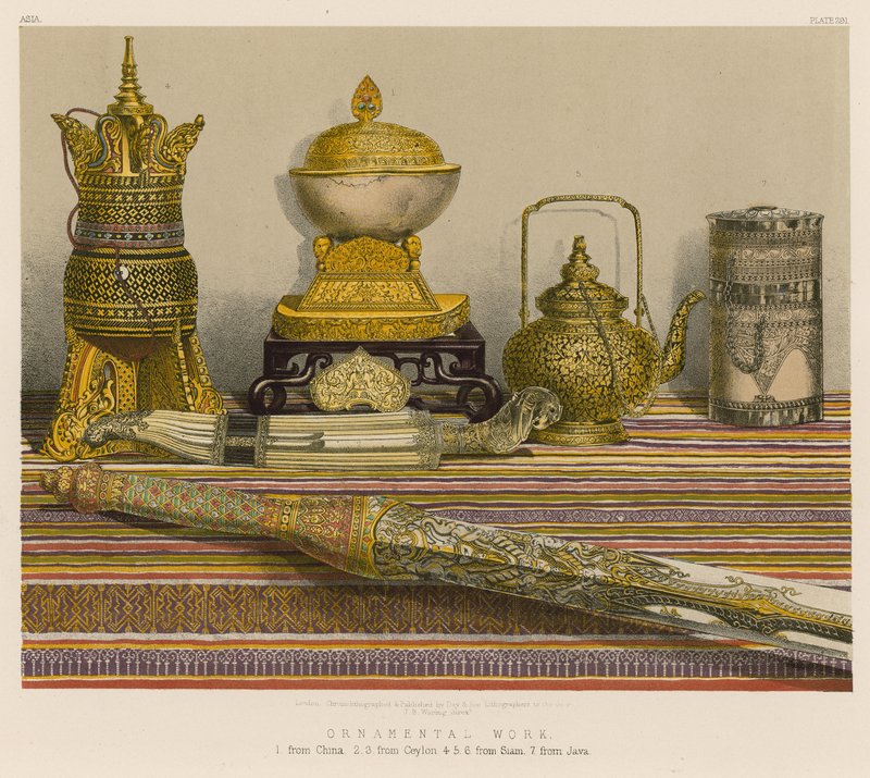 Ornamental Work by English School
