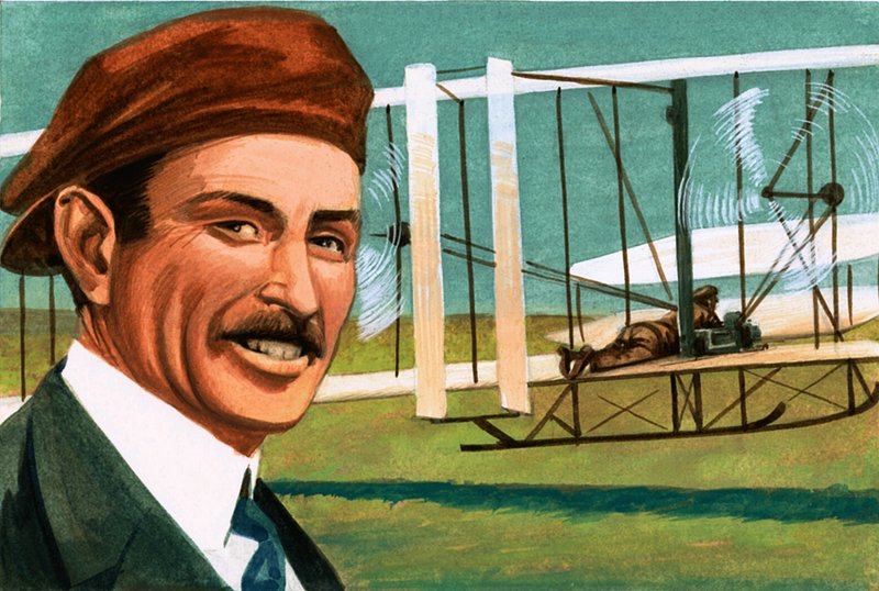 Orville Wright by English School