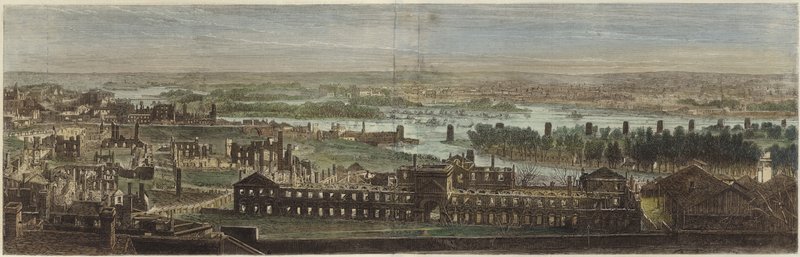 Panorama of Richmond by English School