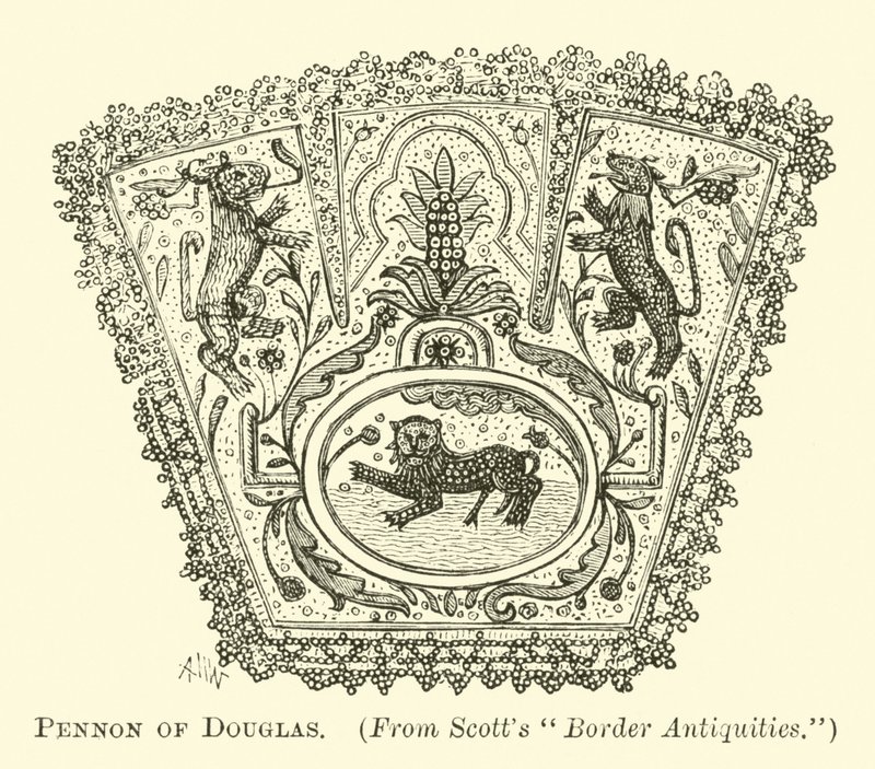 Pennon of Douglas by English School