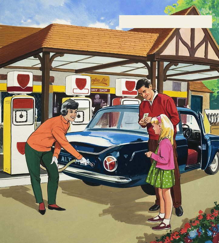 Petrol Attendant by English School