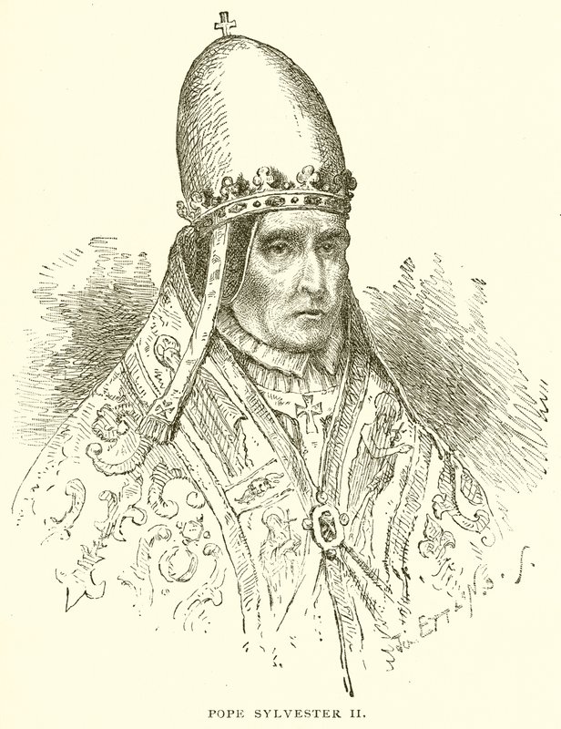 Pope Sylvester II by English School