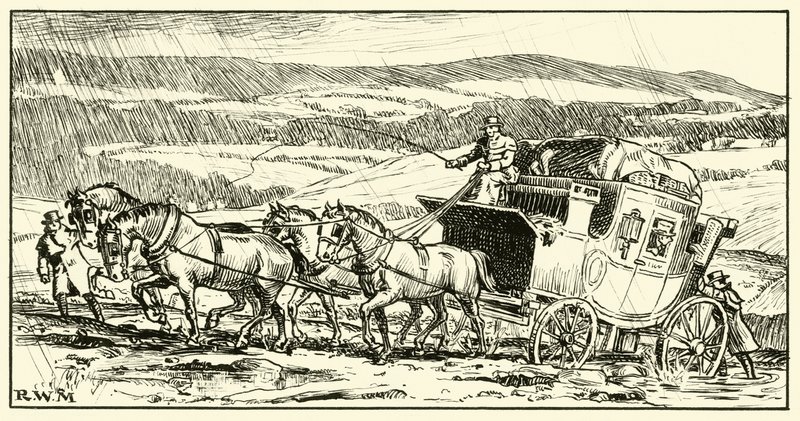 Pre-Macadam Road by English School