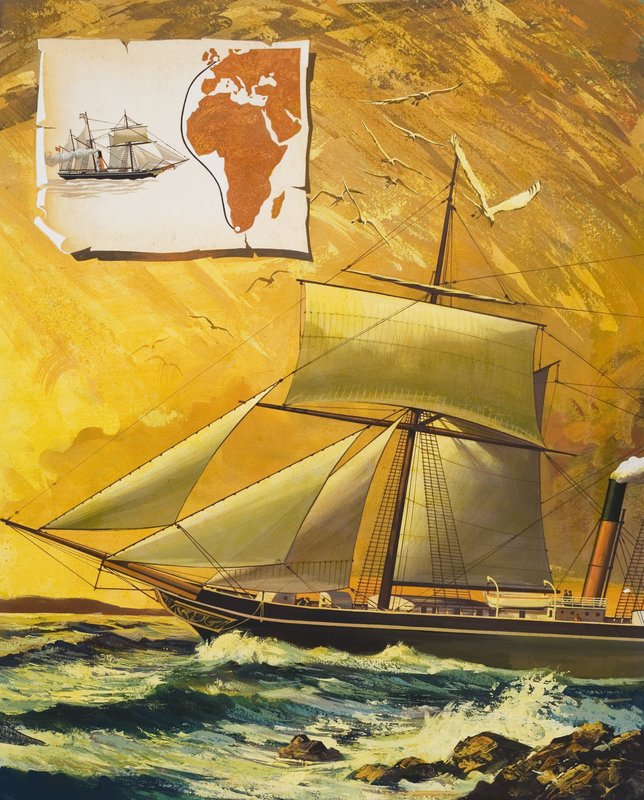 RMS Dane by English School