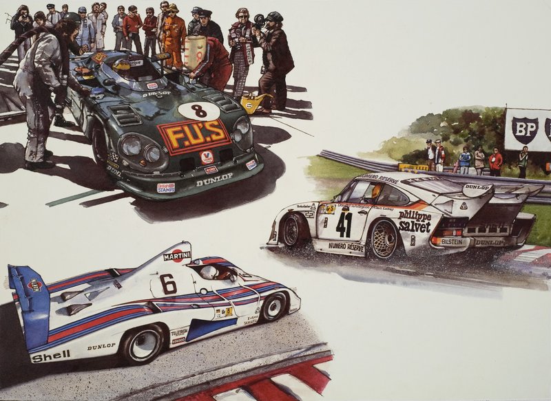 Racing Cars by English School
