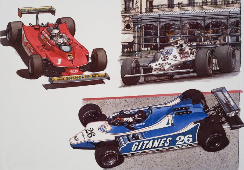 Racing Cars by English School